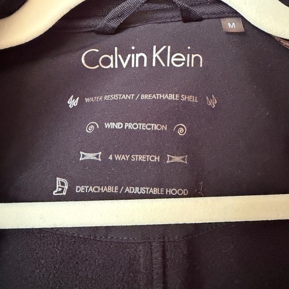 Calvin Klein Water Resistant/Windproof/Detachable Hood Trench Coat - Picture 2 of 6